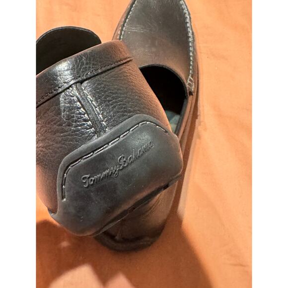 Tommy Bahama Mens Black Leather ORION Loafers Shoes 11.5 main image 8
